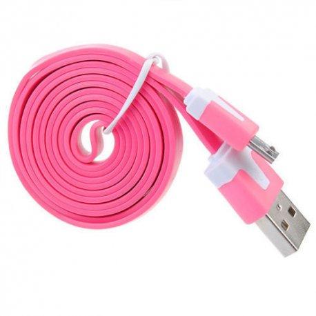 Micro USB kabel, Pink barva