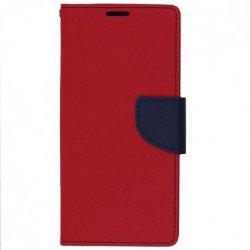Preklopna torbica, etui "Fancy" za Asus Zenfone 3 Laser, Rdeča barva