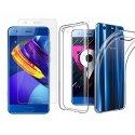 Silikonski etui, prozoren+ zaščitno steklo za Huawei Honor 9