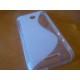 Silikon etui za HTC Desire 510 +Folija ekrana Transparent barva