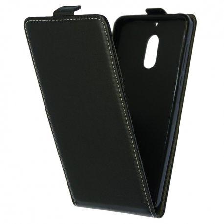 Preklopna torbica, etui "flexi" za Nokia 6, črna barva