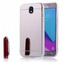 Silikonski etui "Mirror" za Samsung Galaxy J7 2017,  Srebrna barva