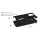 HTC One Max Incipio DualPro Protect, črna barva