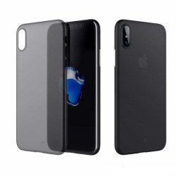 Silikonski etui za Apple iPhone X, 0,3mm, transparent temna