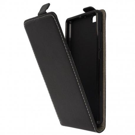 Preklopna torbica, etui "flexi" za Huawei Honor 9, črna barva