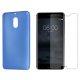Silikonski etui "Jelly" moder +zaščitno steklo za Nokia 6