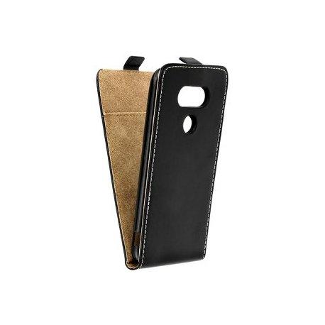 Preklopna torbica, etui "flexi" za LG Q6, črna barva