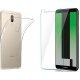 Silikonski etui, prozoren+ zaščitno steklo za Huawei Mate 10 Lite