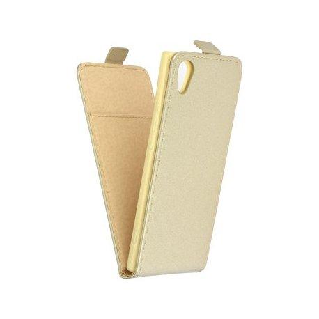 Preklopna torbica, etui "flexi" za Sony Xperia XA1, zlata barva