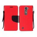 Preklopna torbica "Fancy" za LG Magna, Rdeča barva