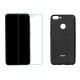 Silikonski etui Roar, črna+ zaščitno steklo za Huawei P Smart
