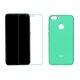Silikonski etui Roar, mint+ zaščitno steklo za Huawei P Smart