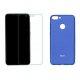 Silikonski etui Roar, modra+ zaščitno steklo za Huawei P Smart