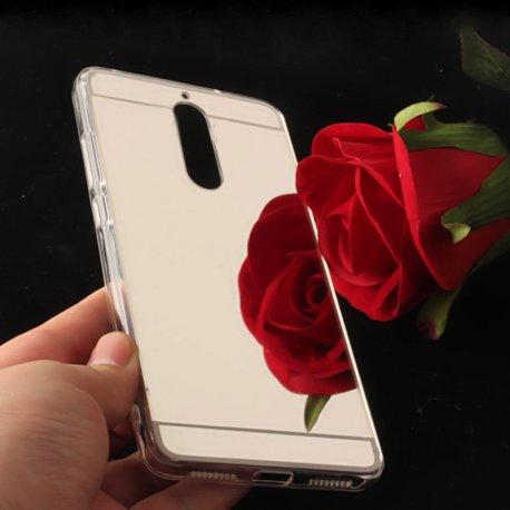 Silikonski etui "Mirror" za Huawei Mate 10 Lite, srebrna