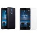 Silikonski etui "Jelly" črna +zaščitno steklo za Nokia 8