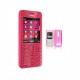 Silikon etui za Nokia 206 +Folija Gratis , Pink barva