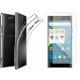 Silikonski etui, prozoren+ zaščitno steklo za Sony Xperia XA2