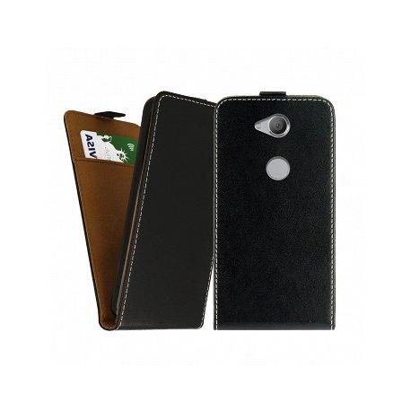 Preklopna torbica, etui "flexi" za Sony Xperia XA2, črna barva