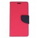 Preklopna Torbica "Fancy" za Huawei Y6 2018, pink barva