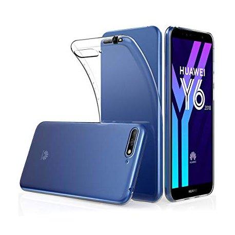 Silikonski etui za Huawei Y6 2018, 0,3mm, Prozorna barva
