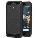 Etui "Carbon Case" za Motorola Moto C, črna barva