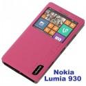 Torbica za Nokia Lumia 930 Preklopna S-View Pink barva