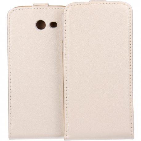 Preklopna torbica, etui "flexi", bela barva - Samsung Galaxy J3 Emerge