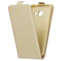 Preklopna torbica, etui "flexi", zlata barva - Samsung Galaxy J3 Emerge