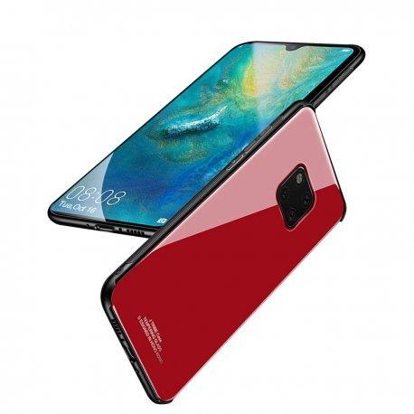 Glass Case za Huawei Mate 20 Pro, rdeča barva