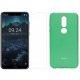 Silikonski etui Roar, mint+ zaščitno steklo za Nokia 7.1