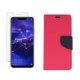 Etui "Fancy" + zaščitno steklo za Huawei Mate 20 Lite, pink barva