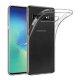 Silikonski etui za Samsung Galaxy S10 Plus, 0,3mm, Prozorna barva