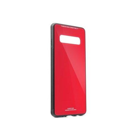 Glass Case za Samsung Galaxy S10, rdeča barva