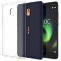 Silikonski etui za Nokia 2.1, 0,5mm, Prozorna barva