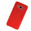 Silikon etui za Samsung Galaxy A3, Rdeča barva
