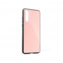 Glass Case za Samsung Galaxy A50, pink barva