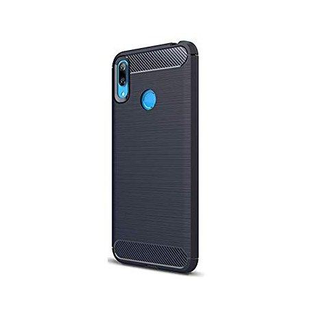 Etui "Carbon Case" za Huawei Y7 2019, črna barva