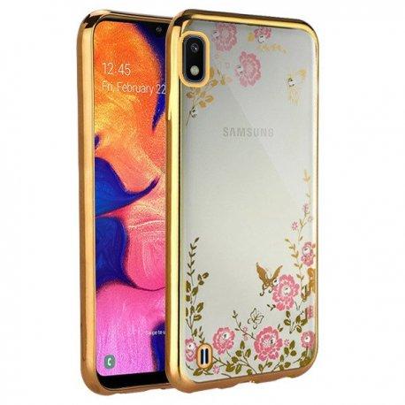 Etui "Diamond Case" za Samsung Galaxy A10, zlata barva