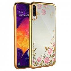Etui "Diamond Case" za Samsung Galaxy A40, zlata barva