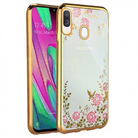 Etui "Diamond Case" za Samsung Galaxy A40, zlata barva