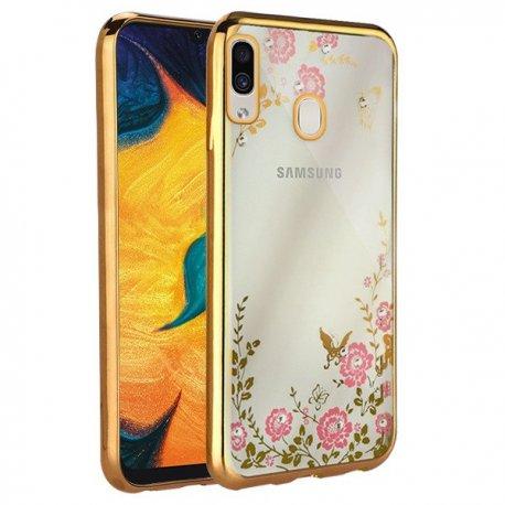 Etui "Diamond Case" za Samsung Galaxy A30, zlata barva