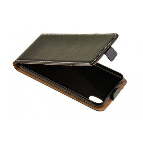 Preklopna torbica, etui "flexi" za Huawei Y5 2019, črna barva