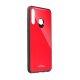 Glass Case za Huawei P40 Lite E, rdeča barva