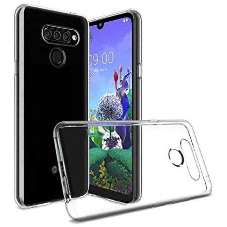 Silikonski etui za LG Q60, 0,3mm, Prozorna barva