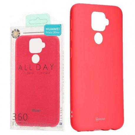 Silikonski etui "Roar All Day" za Huawei Mate 30 Lite, pink barva