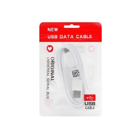 Type-C kabel, bela barva