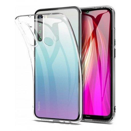 Silikonski etui za Xiaomi Redmi Note 8, 0,3mm, Prozorna barva