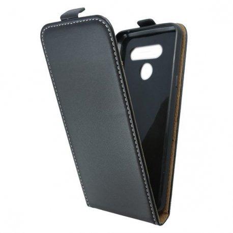 Preklopna torbica, etui "flexi" za LG Q60, črna barva