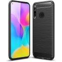Etui "Carbon Case" za Huawei P40 Lite E, črna barva