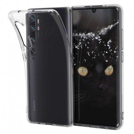 Silikonski etui za Xiaomi Mi Note 10, 0,5mm, Prozorna barva